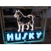 New Husky Porcelain Neon Sign 72 " W x 58" H